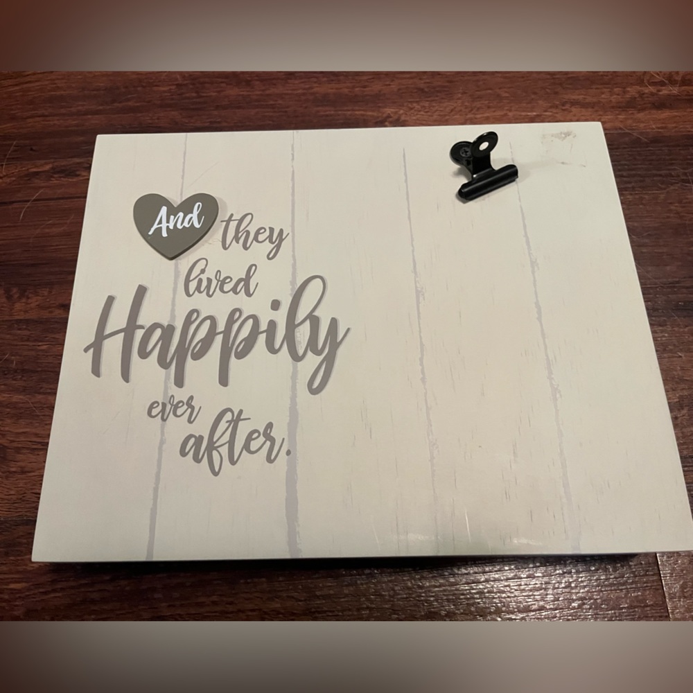 Wedding Picture Frame/Holder
